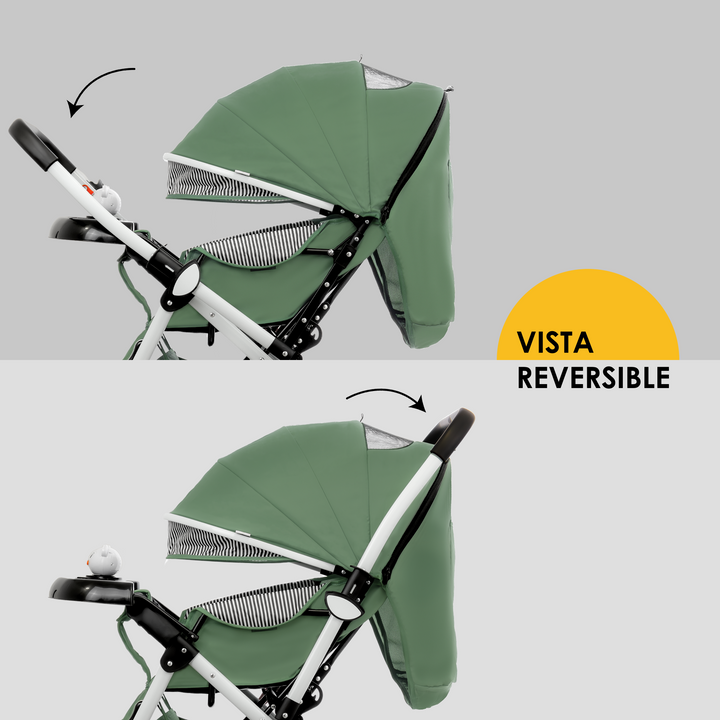 Carriola Plegable Ligera Premium Verde