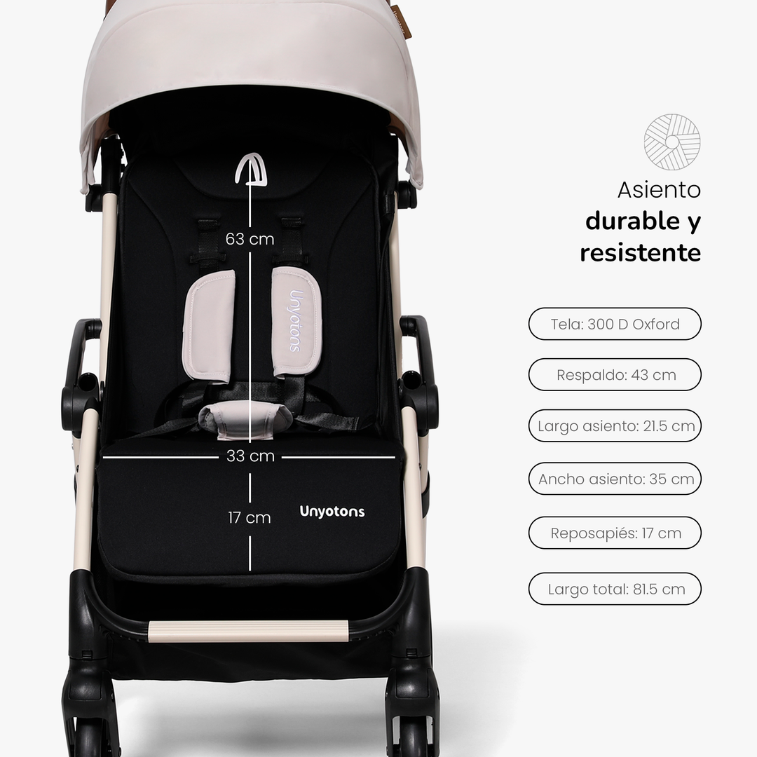 Carriola K5 para Viaje Beige - UNYOTONS
