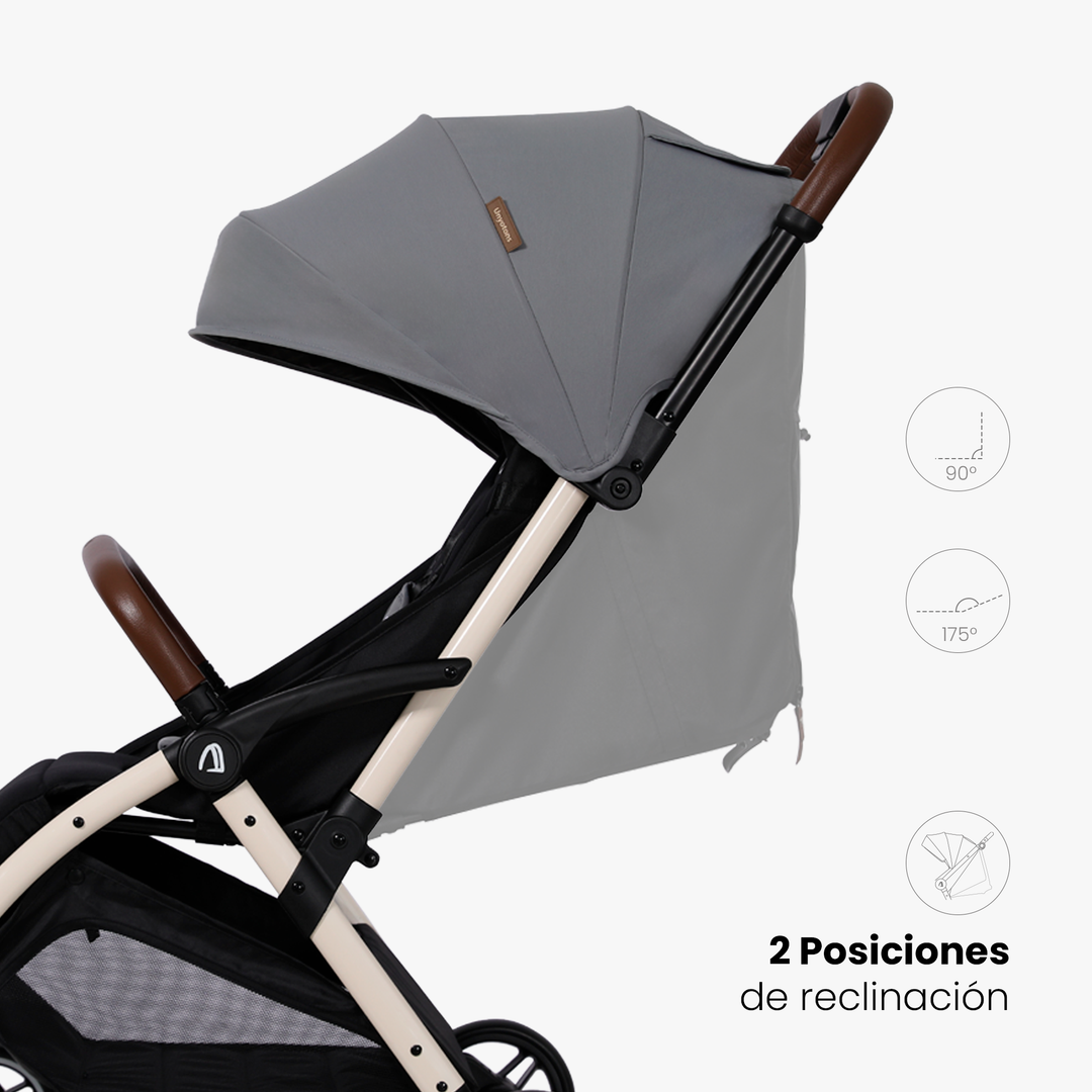 Carriola K5 para Viaje Gris - UNYOTONS