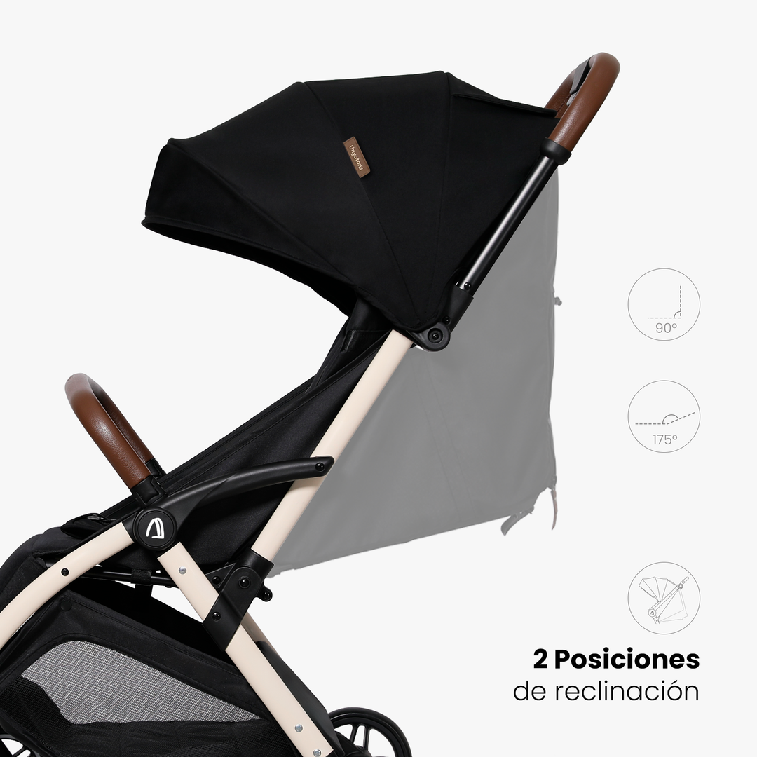Carriola K5 para Viaje Negro - UNYOTONS