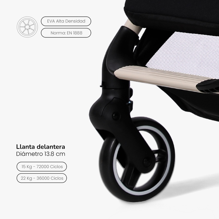 Carriola K5 para Viaje Rosa - UNYOTONS