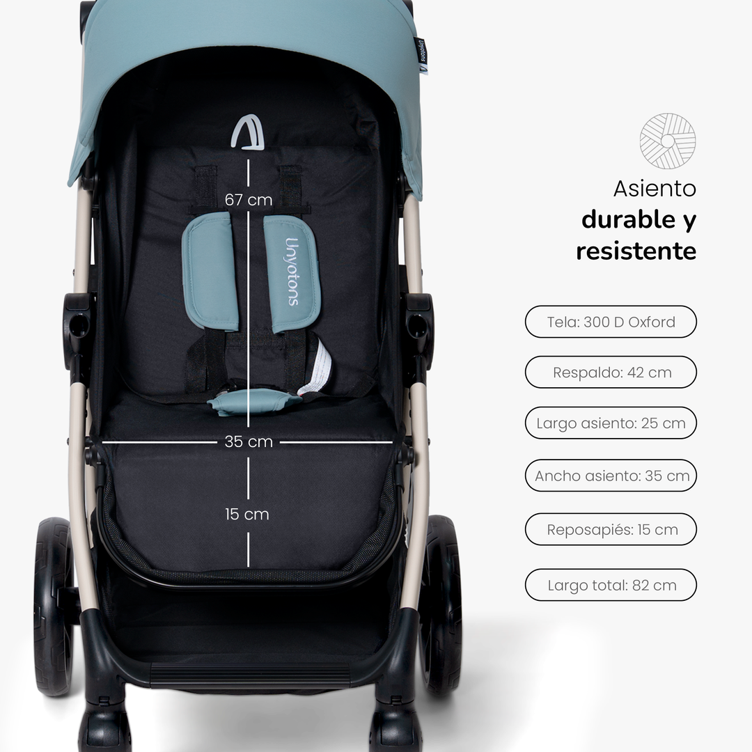 CARRIOLA ROYAL RIDE AZUL - UNYOTONS