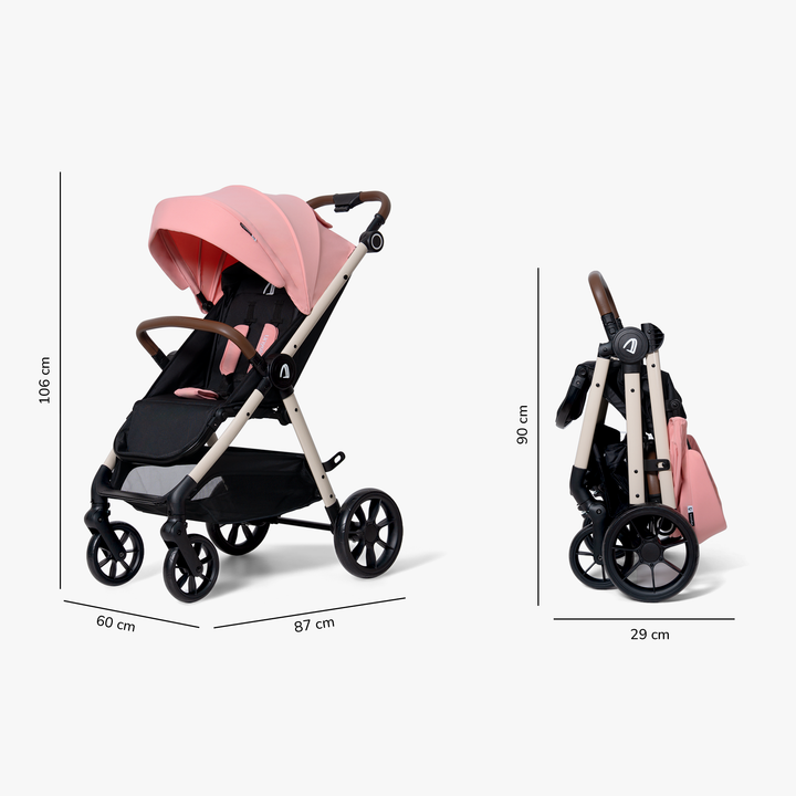 CARRIOLA ROYAL RIDE ROSA - UNYOTONS