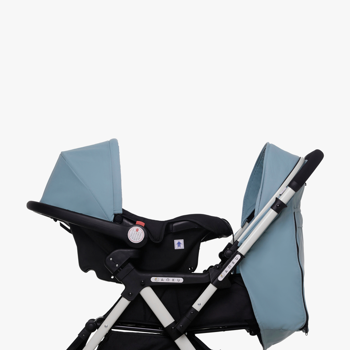 Carriola Plegable Con Portabebé Calidad Premium Azul - UNYOTONS