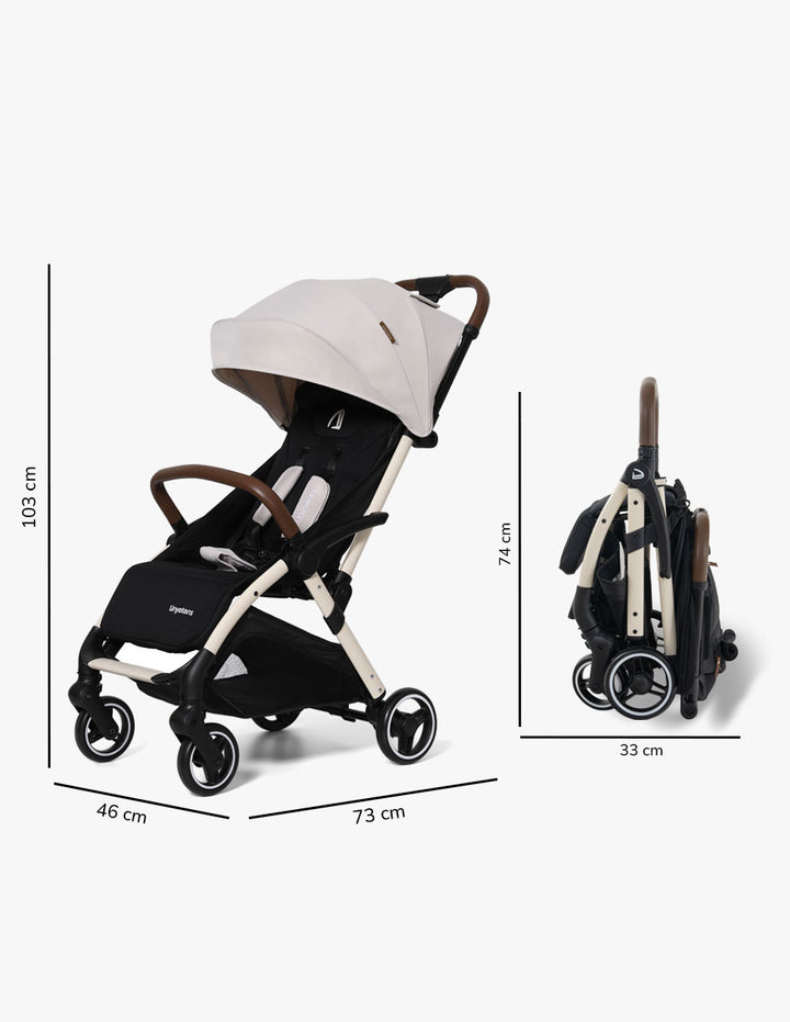 Carriola K5 para Viaje Beige - UNYOTONS