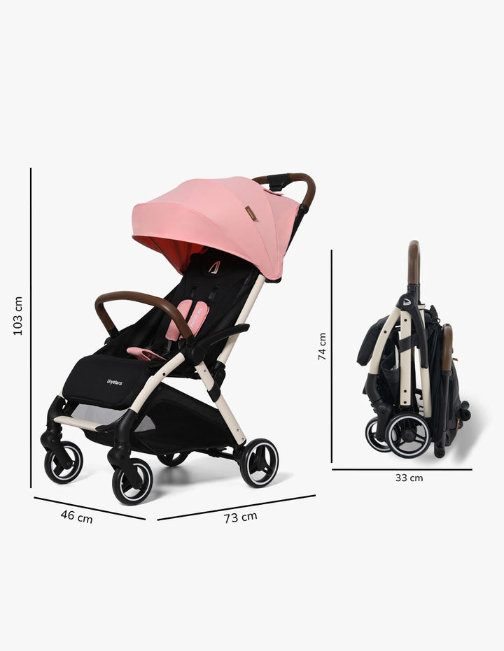 Carriola K5 para Viaje Rosa - UNYOTONS