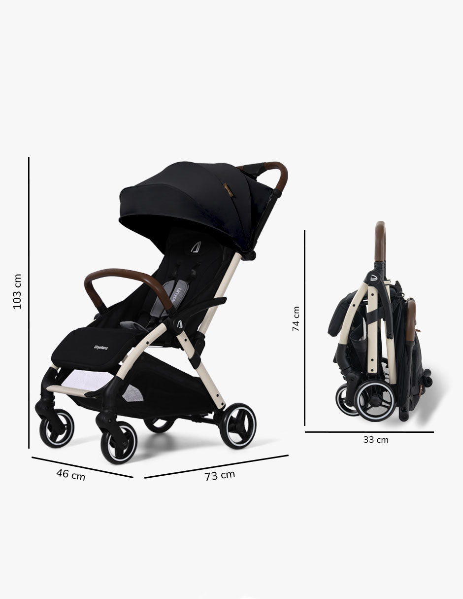Carriola K5 para Viaje Negro - UNYOTONS