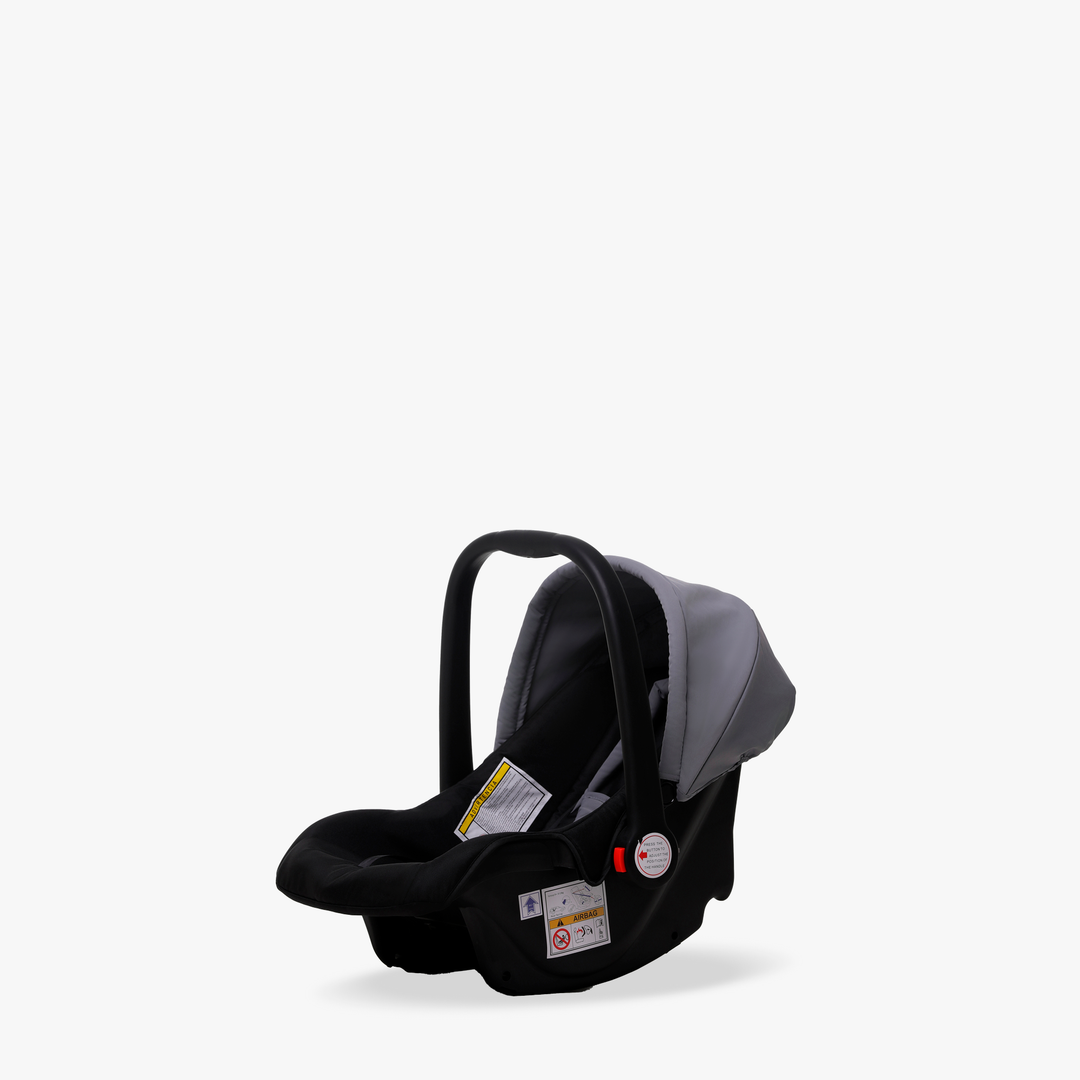 Carriola Plegable Con Portabebé Calidad Premium Gris - UNYOTONS